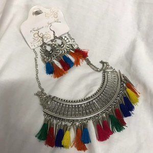 necklace and earrings set